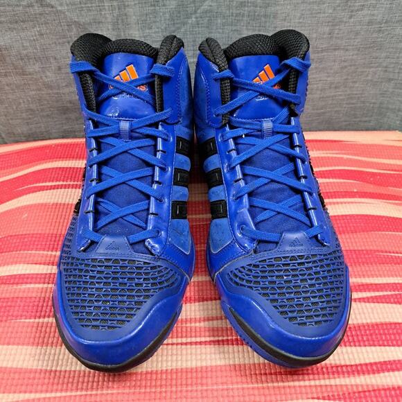 Size 13 - Adidas Adipure Men Blue Solid Black - Picture 2 of 16